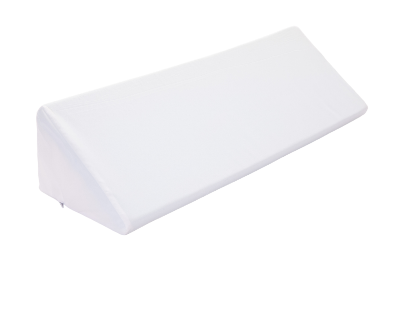 The BBL Add On Set features a white, triangular wedge pillow with a smooth surface, perfect for BBL recovery, shown isolated on a plain white background.