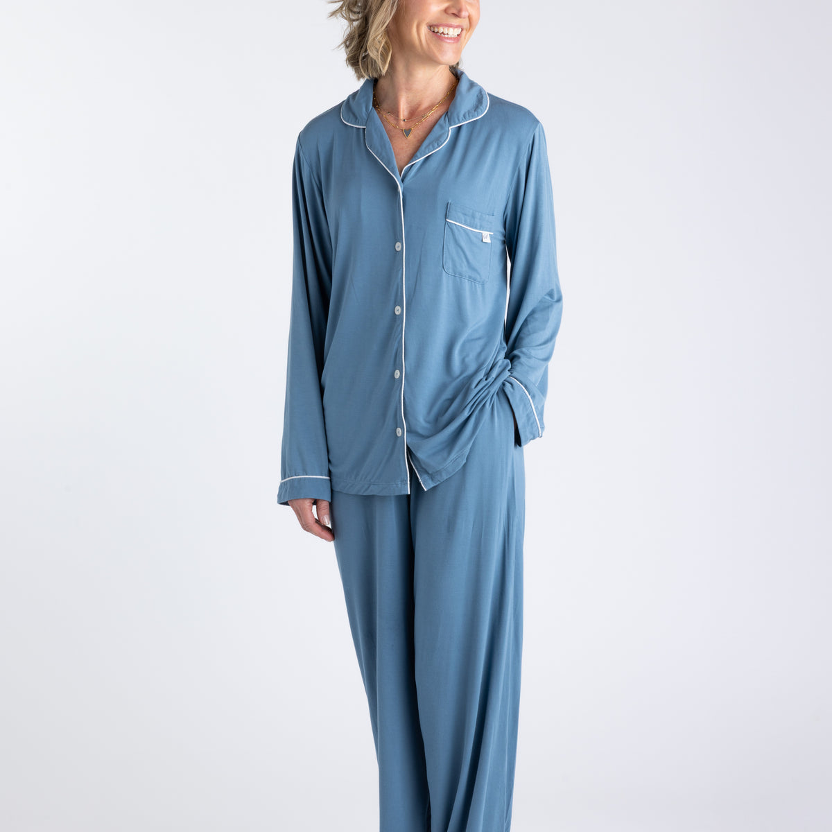 Long Sleeve Bamboo Pajama Set – Sleep Again Pillows