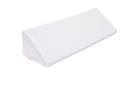 The BBL Add On Set features a white, triangular wedge pillow with a smooth surface, perfect for BBL recovery, shown isolated on a plain white background.