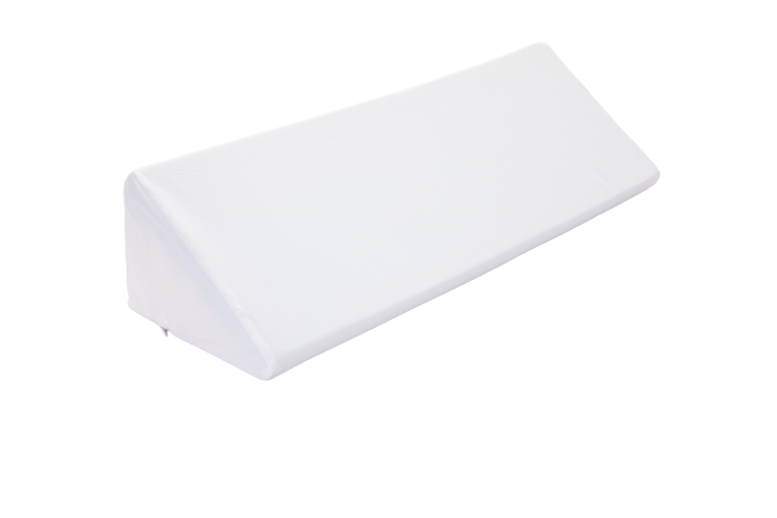 The BBL Add On Set features a white, triangular wedge pillow with a smooth surface, perfect for BBL recovery, shown isolated on a plain white background.