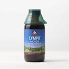 A 4 fl oz (120 ml) bottle of Lymph Mover, Immune Strength herbal supplement with a green cap and blue-purple label showing a landscape and night sky, formulated for immune strength and lymphatic support.
